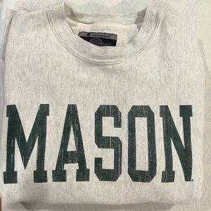 Mason university vintage Crewneck